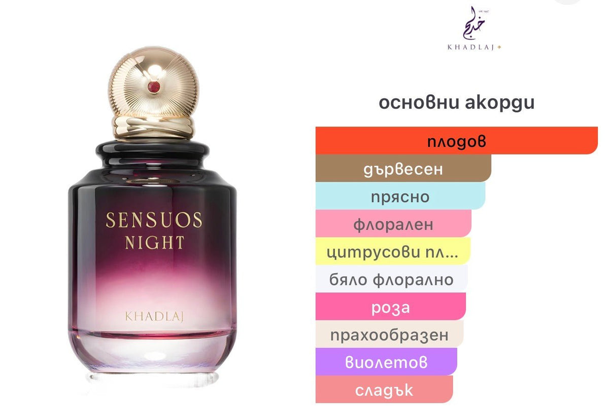 Khadlaj Sensuos Night EDP 100 мл. – оригинален парфюм, продуктова снимка 6