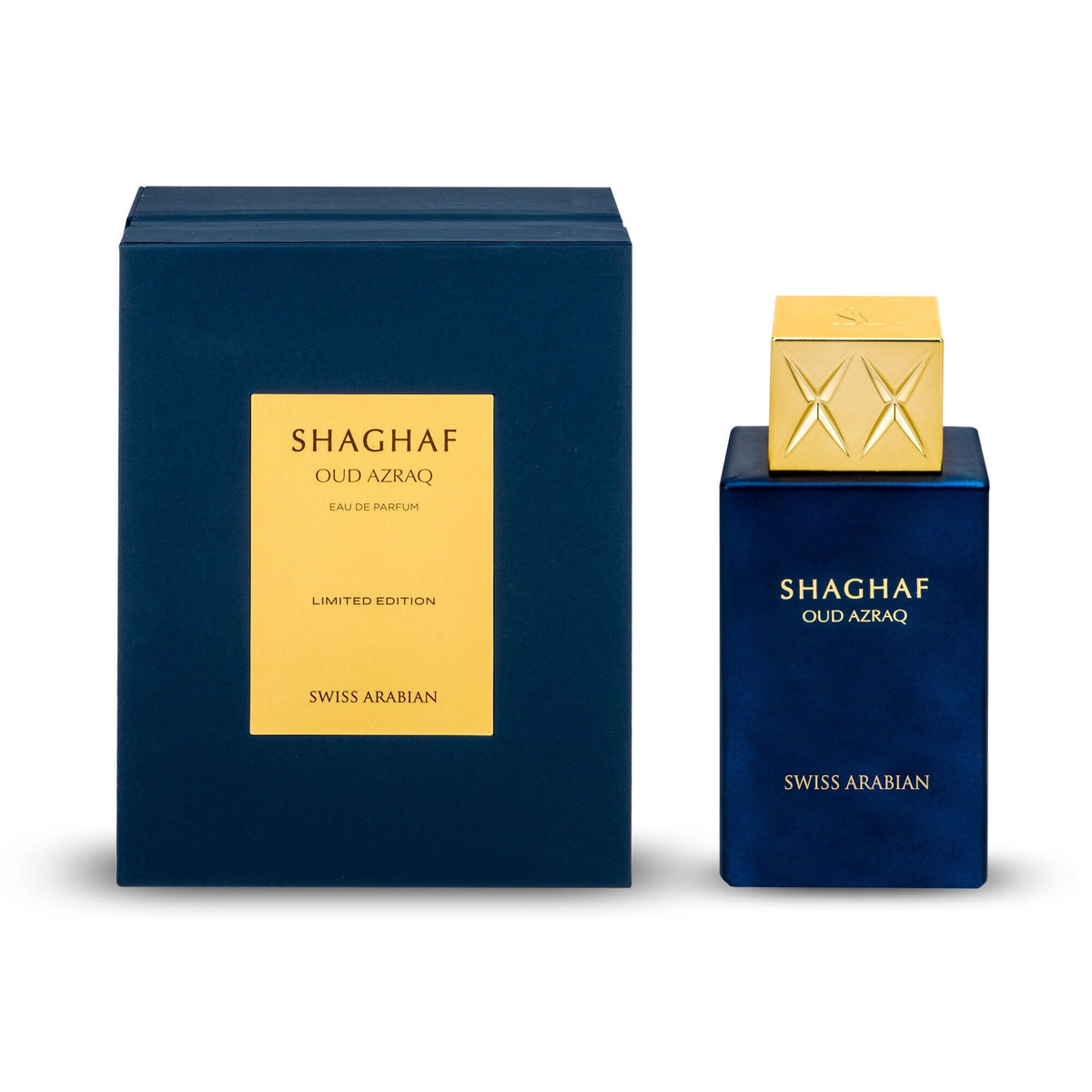 Swiss Arabian Shagaf Oud Azraq EDP 75 мл. – оригинален парфюм, продуктова снимка 2