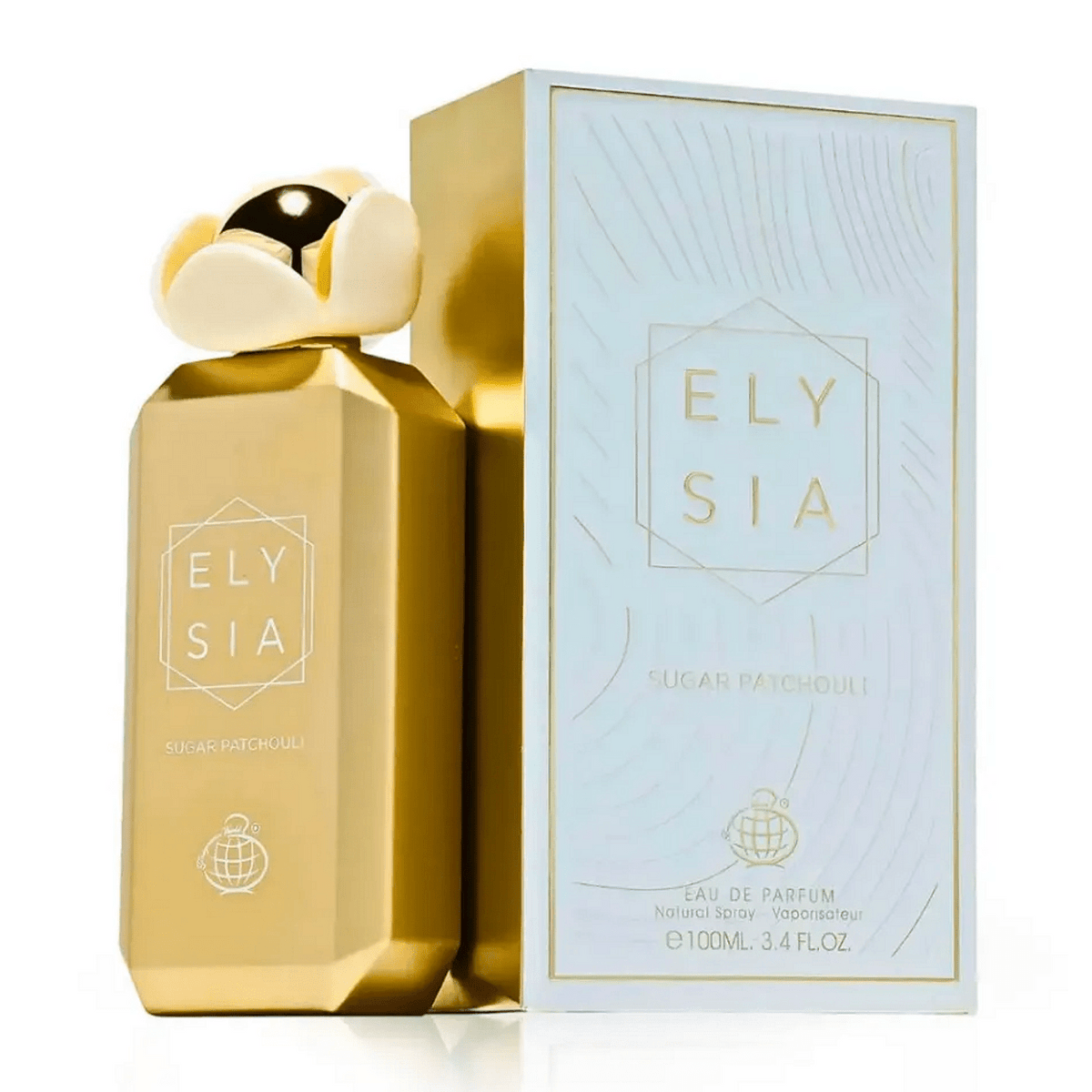 Fragrance World Elysia Sugar Patchouli EDP 100ml – оригинален парфюм, продуктова снимка 2